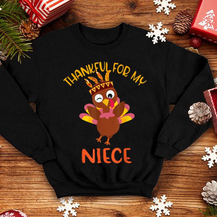 Awesome Kid Thankful for my Niece Turkey Thanksgiving day gifts shirt 4 - Awesome Kid Thankful for my Niece Turkey Thanksgiving day gifts shirt