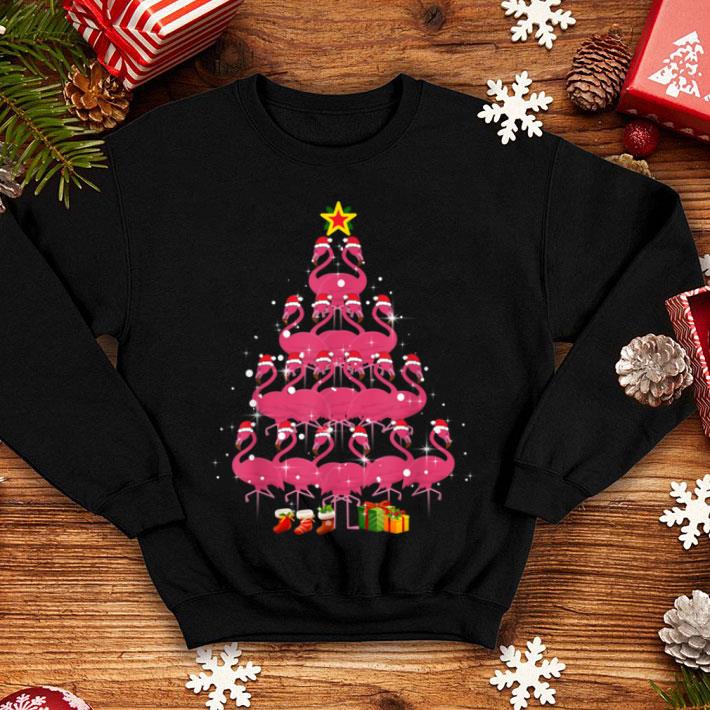 Awesome Santa Flamingo Christmas Tree Gift Pink Women Girl shirt 4 - Awesome Santa Flamingo Christmas Tree Gift Pink Women Girl shirt