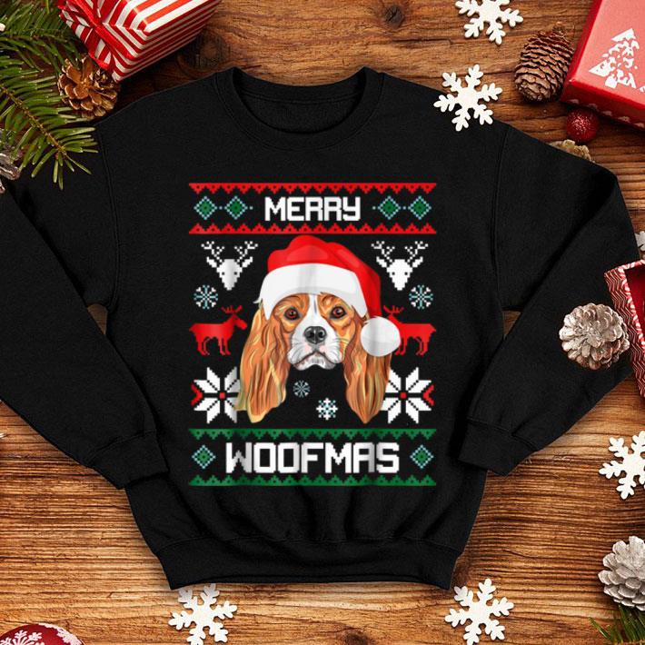 Beautiful Cavalier King Charles Spaniel Merry Woofmas Christmas shirt 4 - Beautiful Cavalier King Charles Spaniel Merry Woofmas Christmas shirt