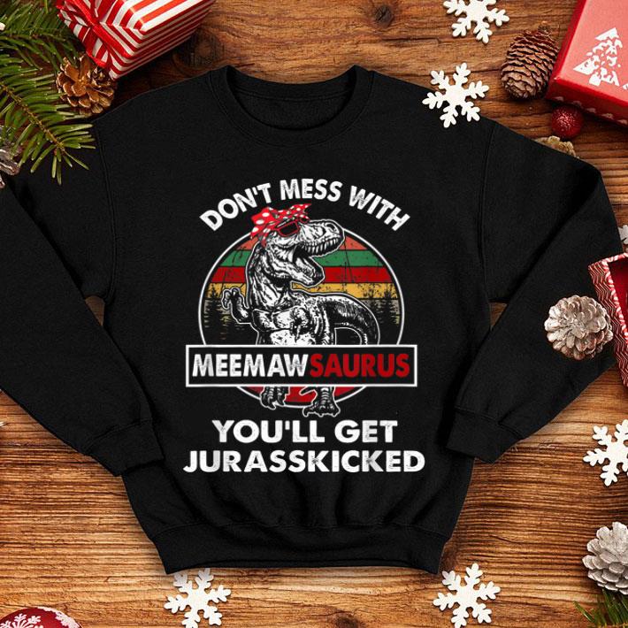 Beautiful Meemawsaurus Christmas T Rex Meemaw Saurus Gifts shirt 4 - Beautiful Meemawsaurus Christmas T Rex Meemaw Saurus Gifts shirt