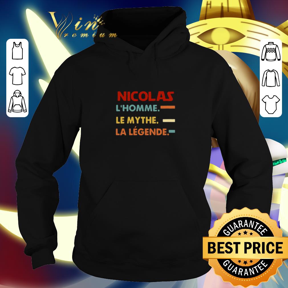 Best Nicolas L homme Le Mythe La legende shirt 4 - Best Nicolas L'homme Le Mythe La legende shirt