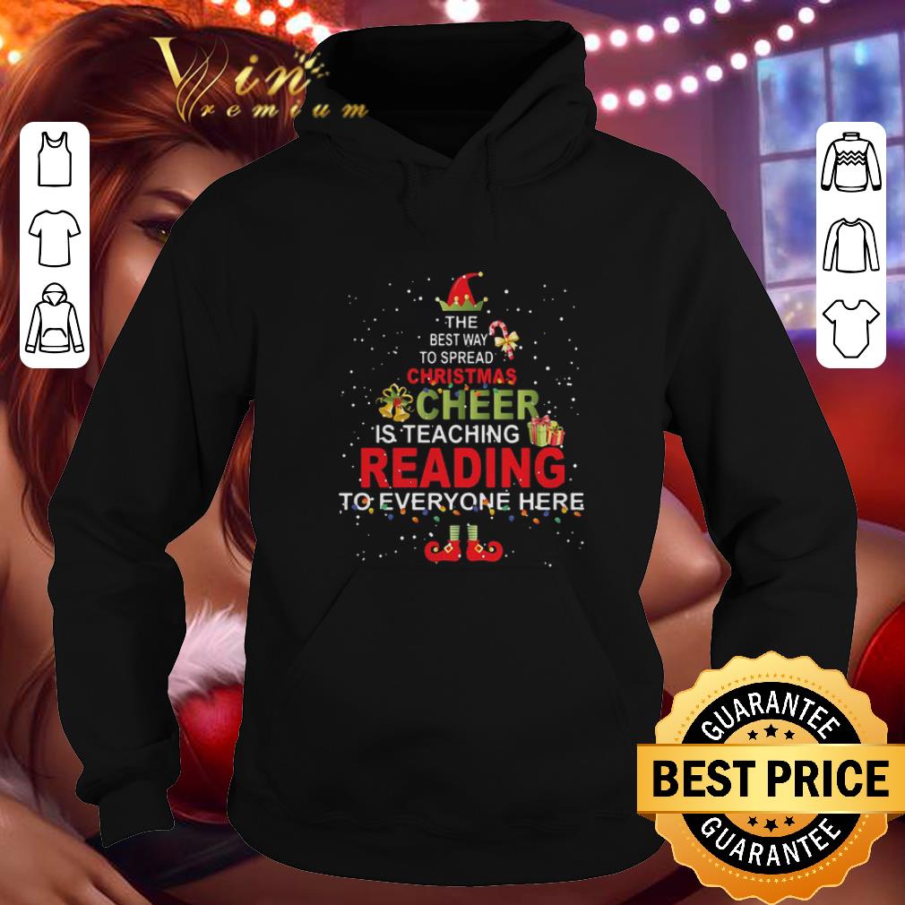 Best The best way to spread Christmas is teaching reading shirt 4 - Best The best way to spread Christmas is teaching reading shirt