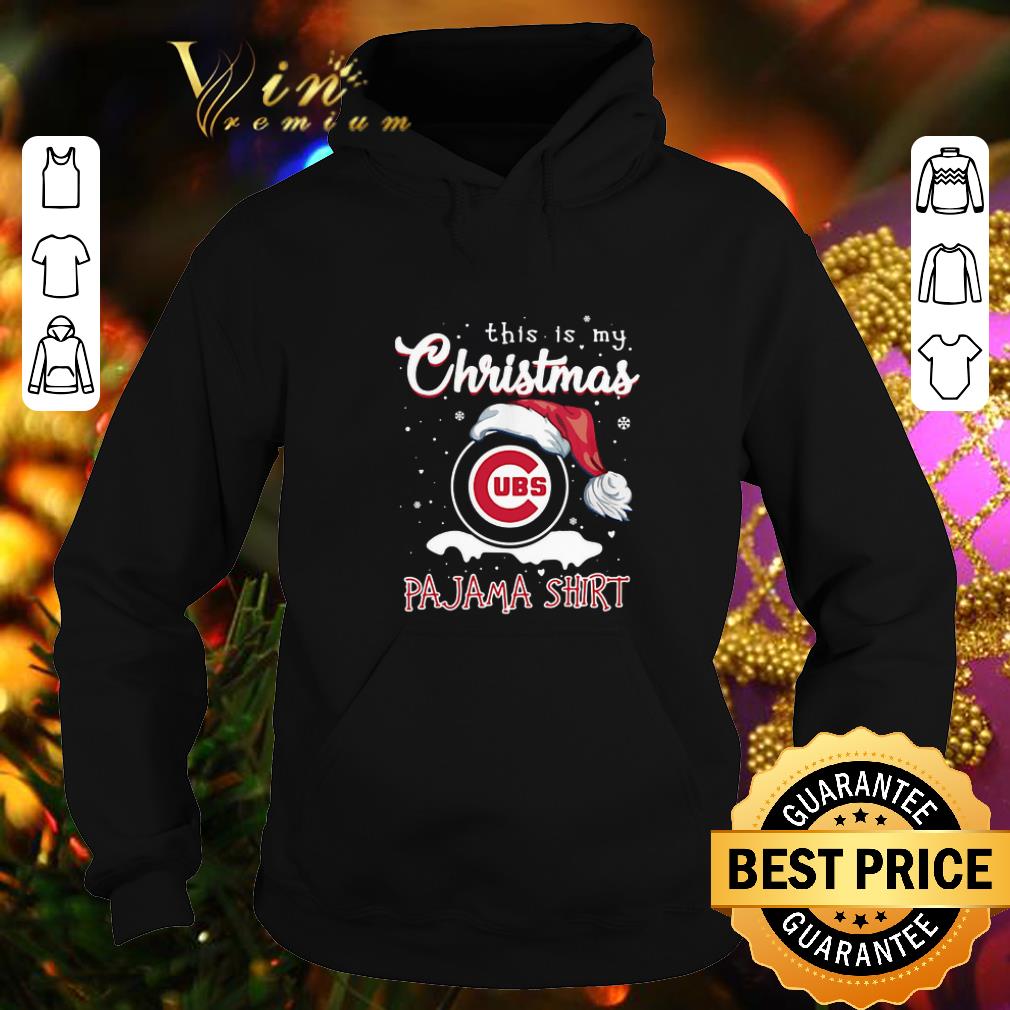 Best This Is My Christmas Chicago Cubs Pajama Christmas shirt 4 - Best This Is My Christmas Chicago Cubs Pajama Christmas shirt