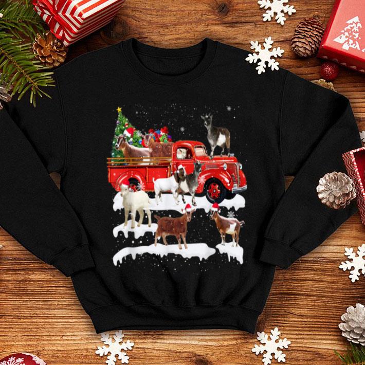 Hot Goat Riding Red Truck Xmas Merry Christmas Gifts shirt 4 - Hot Goat Riding Red Truck Xmas Merry Christmas Gifts shirt