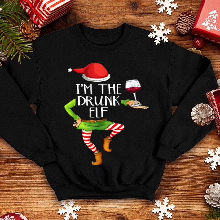 Nice I m The Drunk Elf Christmas Wine Lovers Merry Christmas sweater 4 - Nice I'm The Drunk Elf Christmas Wine Lovers Merry Christmas sweater