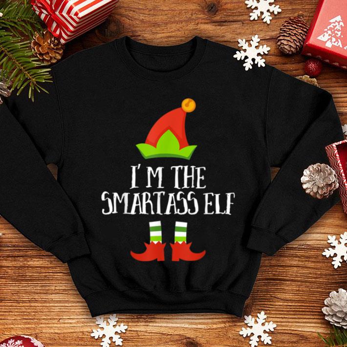 Nice Smartass Elf Matching Family Group Christmas Pajama T sweater 4 - Nice Smartass Elf Matching Family Group Christmas Pajama T sweater