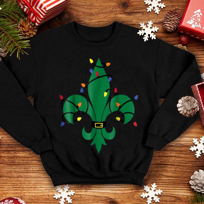 Official Fleur de lis Louisiana New Orleans Symbol Christmas shirt 4 - Official Fleur-de-lis Louisiana New Orleans Symbol Christmas shirt