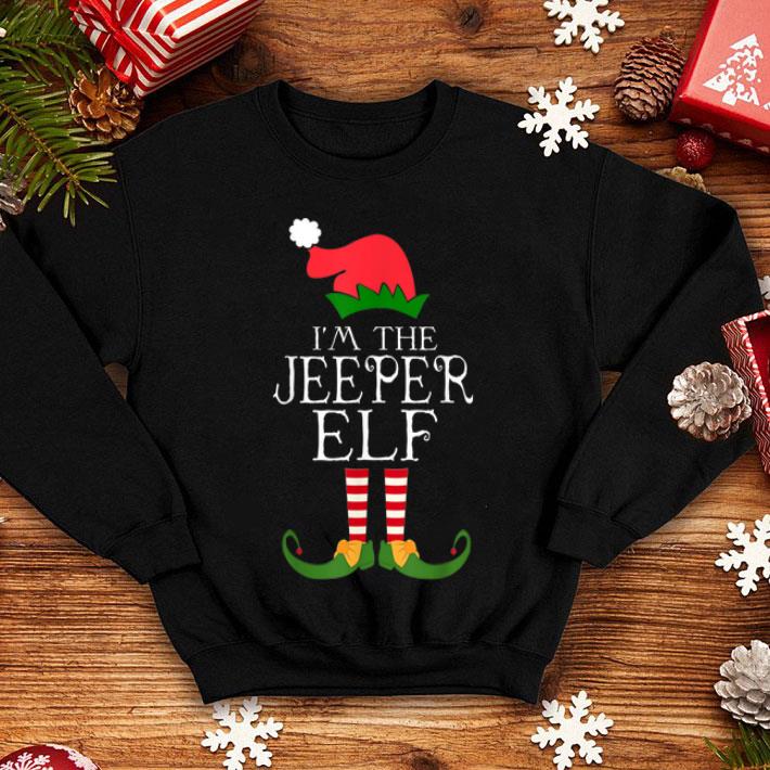 Official I m The Jeeper ELF Santa Hat Jeep Lovers Merry Christmas shirt 4 - Official I'm The Jeeper ELF Santa Hat Jeep Lovers Merry Christmas shirt