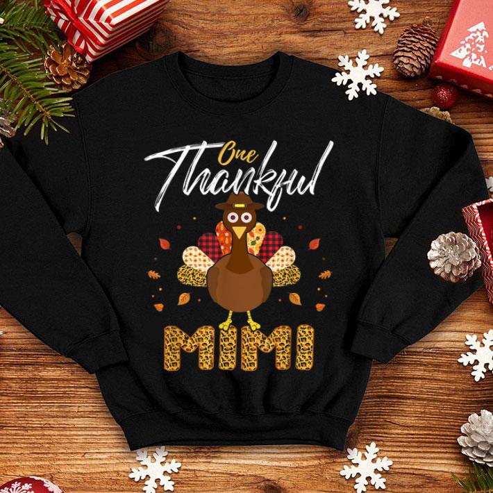 Official One Thankful Mimi Grandma Turkey Thanksgiving Family gift shirt 4 - Official One Thankful Mimi Grandma Turkey Thanksgiving Family gift shirt