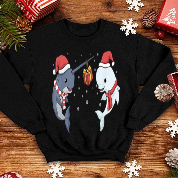 Premium Christmas Narwhal Beluga Whale Gift Stabby shirt 4 - Premium Christmas Narwhal Beluga Whale Gift Stabby shirt