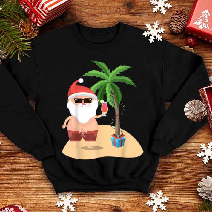 Premium Funny Beach Cruise Santa Palm Merry Christmas Xmas Gift Tee shirt 4 - Premium Funny Beach Cruise Santa Palm Merry Christmas Xmas Gift Tee shirt