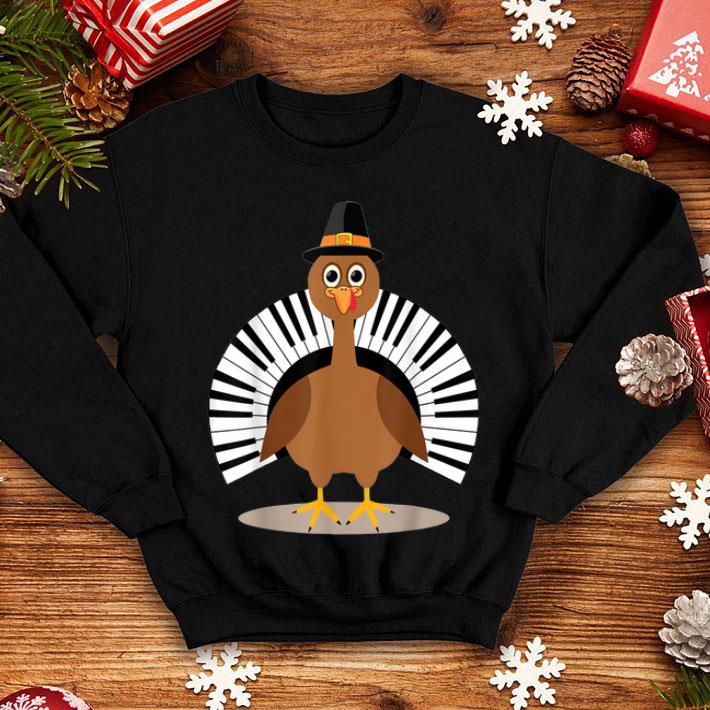 Premium Piano Cartoon Turkey Funny Thanksgiving Turkey Gift shirt 4 - Premium Piano Cartoon Turkey Funny Thanksgiving Turkey Gift shirt