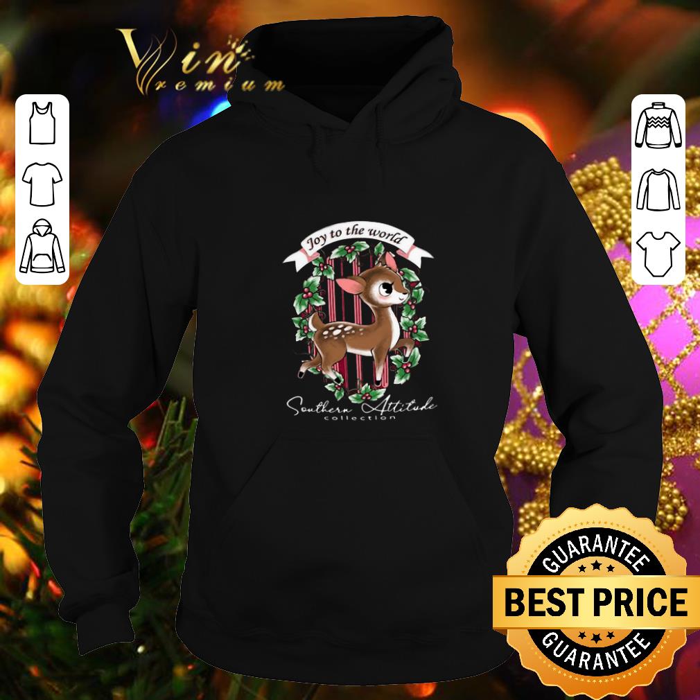 Pretty Deer Joy to the world Southern attitude collection shirt 4 - Pretty Deer Joy to the world Southern attitude collection shirt