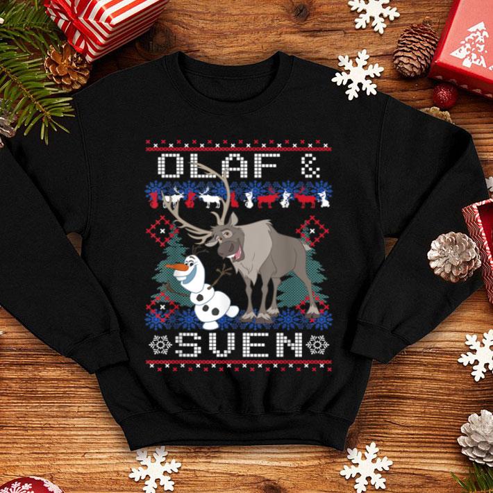 Pretty Disney Frozen Olaf Sven Ugly Christmas Sweater shirt 4 - Pretty Disney Frozen Olaf Sven Ugly Christmas Sweater shirt
