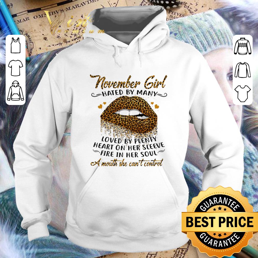 Pretty Lips november girl hated by many loved by plenty heart on her shirt 4 - Pretty Lips november girl hated by many loved by plenty heart on her shirt