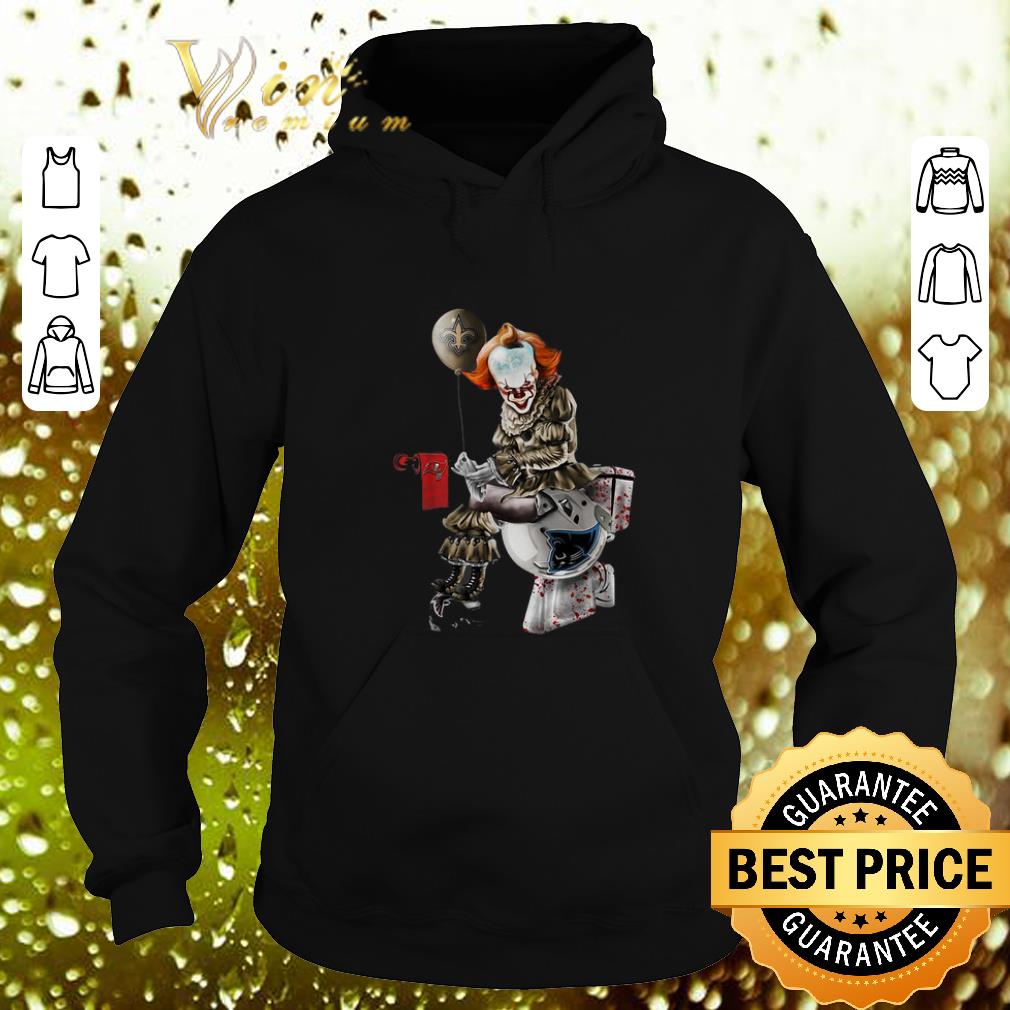 Pretty Pennywise New Orleans Saints Buccaneers Carolina Panthers toilet shirt 4 - Pretty Pennywise New Orleans Saints Buccaneers Carolina Panthers toilet shirt