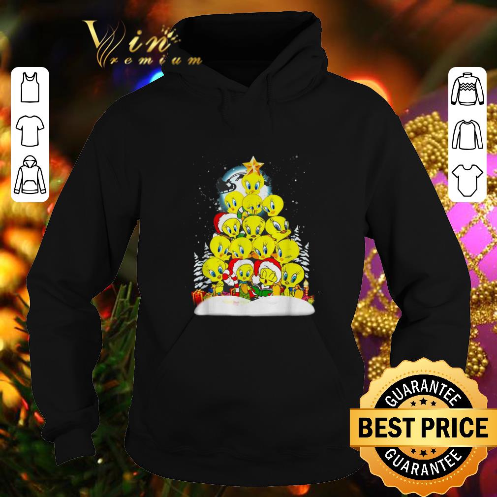 Pretty Tweety Santa Christmas tree shirt 4 - Pretty Tweety Santa Christmas tree shirt