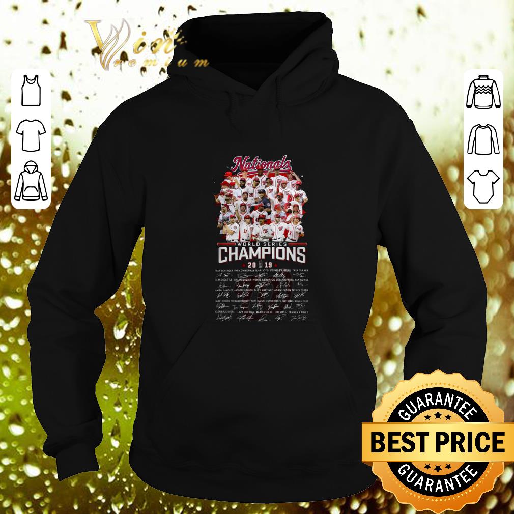 Pretty Washington Nationals logo World Series Champions 2019 Signatures shirt Pretty Washington Nationals logo World Series Champions 2019 Signatures shirt 4 - Pretty Washington Nationals logo World Series Champions 2019 Signatures shirt