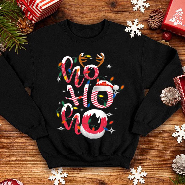 Top Funny Ho Ho Ho Candy Christmas Lights Santa Hat Gifts shirt 4 - Top Funny Ho-Ho-Ho Candy Christmas Lights Santa Hat Gifts shirt