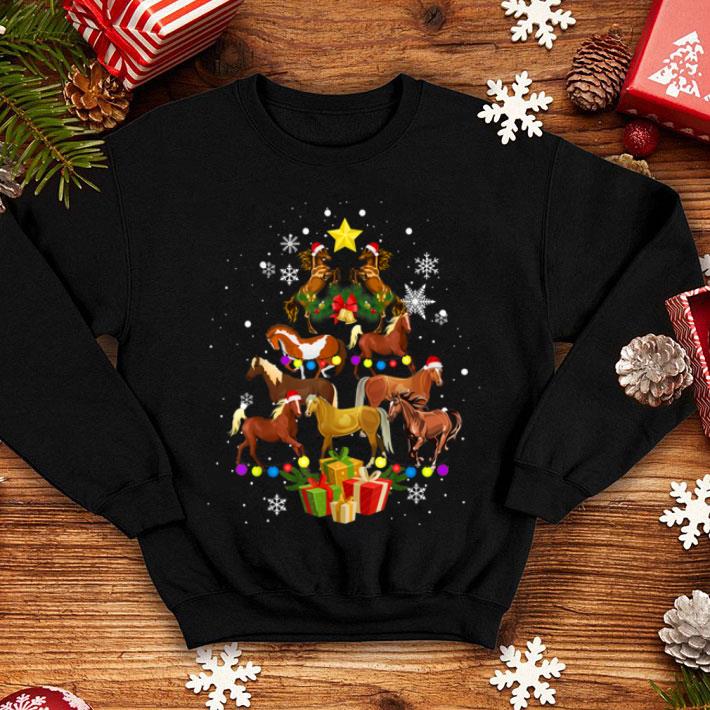 Top Horse Tree Christmas Gift Lover Funny Xmas Holiday shirt 4 - Top Horse Tree Christmas Gift Lover Funny Xmas Holiday shirt