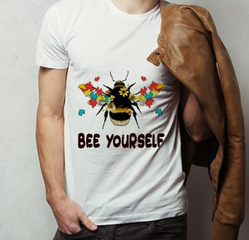 Awesome Autism Flower Bee Yourself Autism Awareness shirt 4 - Awesome Autism Flower Bee Yourself Autism Awareness shirt