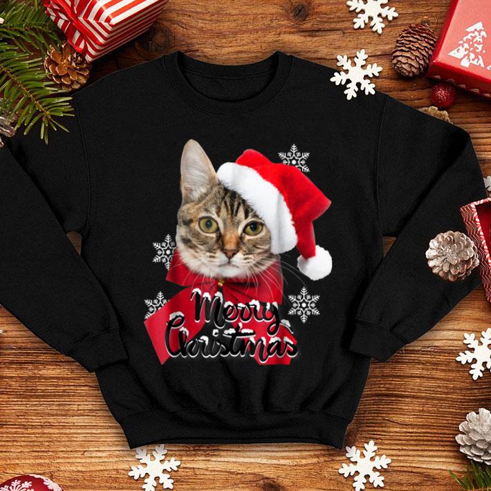 Awesome Christmas Cat Funny Women Santa Hat Girls 3D Gift sweater 4 - Awesome Christmas Cat Funny Women Santa Hat Girls 3D Gift sweater