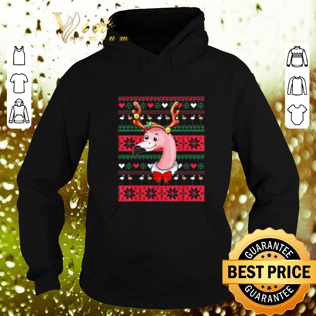 Awesome Flamingo Reindeer ugly Christmas sweater 4 - Awesome Flamingo Reindeer ugly Christmas sweater