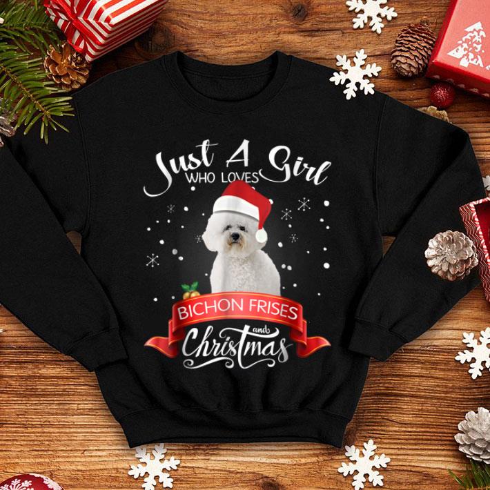 Awesome Just A Girl Who Loves Bichon Frises Christmas Gift sweater 4 - Awesome Just A Girl Who Loves Bichon Frises & Christmas Gift sweater