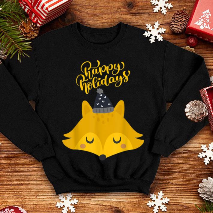 Awesome Lovely Fox Happy Holidays 2020 Christmas Fox Pajama sweater 4 - Awesome Lovely Fox Happy Holidays 2020 - Christmas Fox Pajama sweater