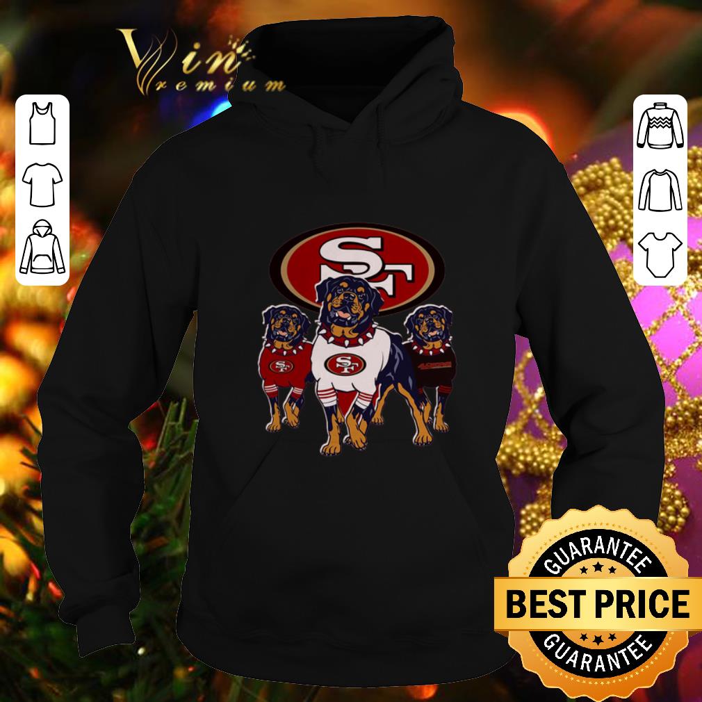 Awesome Rottweiler dogs San Francisco 49ers shirt 4 - Awesome Rottweiler dogs San Francisco 49ers shirt