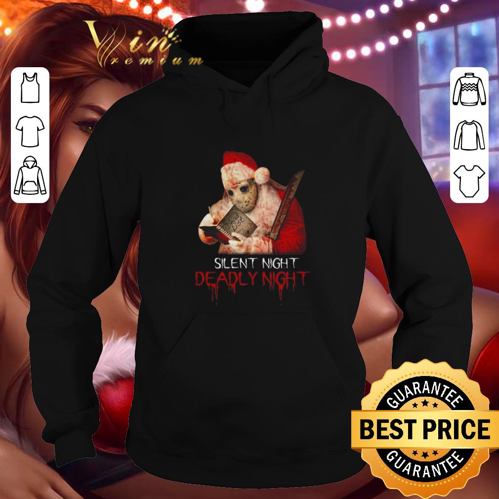 Awesome Santa Jason Voorhees silent night deadly night Christmas shirt 4 - Awesome Santa Jason Voorhees silent night deadly night Christmas shirt