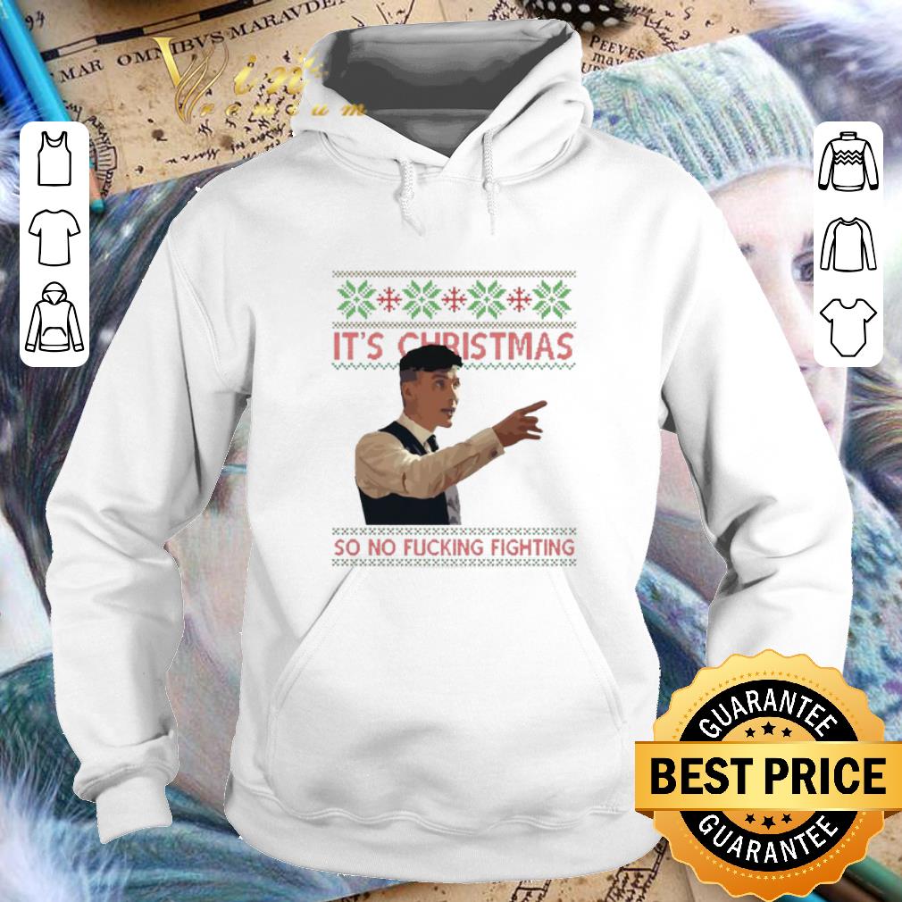 Awesome Thomas Shelby It s Christmas so no fucking fighting Peaky Blinders sweater 4 - Awesome Thomas Shelby It's Christmas so no fucking fighting Peaky Blinders sweater