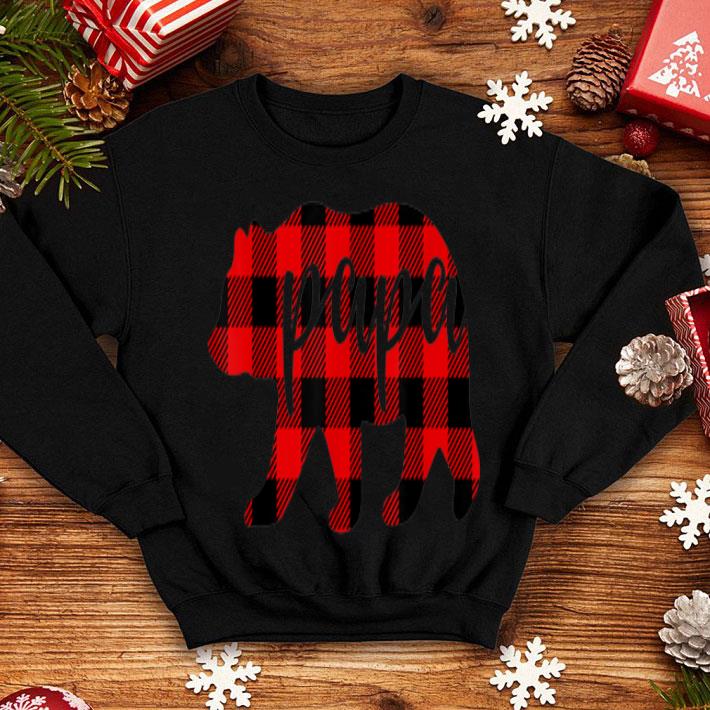 Beautiful Mens Papa Bear Family Christmas Pajamas Buffalo Plaid sweater 4 - Beautiful Mens Papa Bear Family Christmas Pajamas Buffalo Plaid sweater