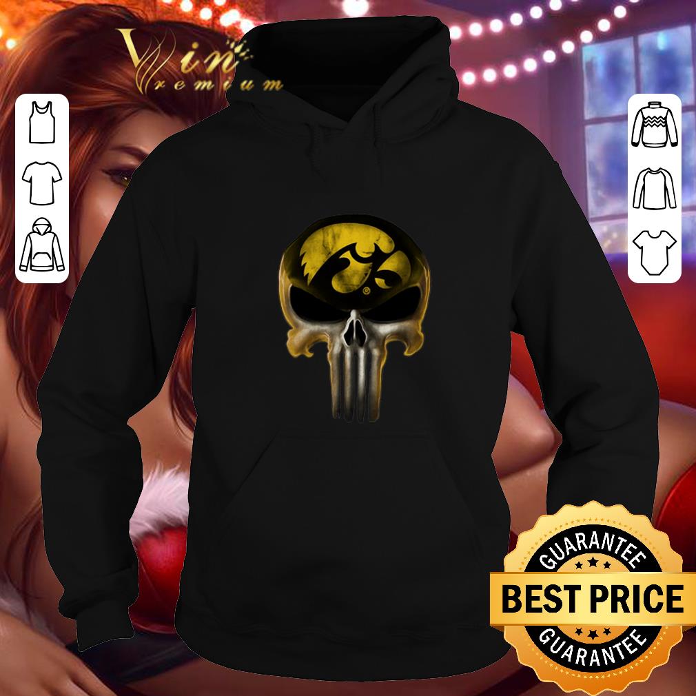 Best Skull Iowa Hawkeyes The Punisher Mashup NCAA Football shirt 4 - Best Skull Iowa Hawkeyes The Punisher Mashup NCAA Football shirt