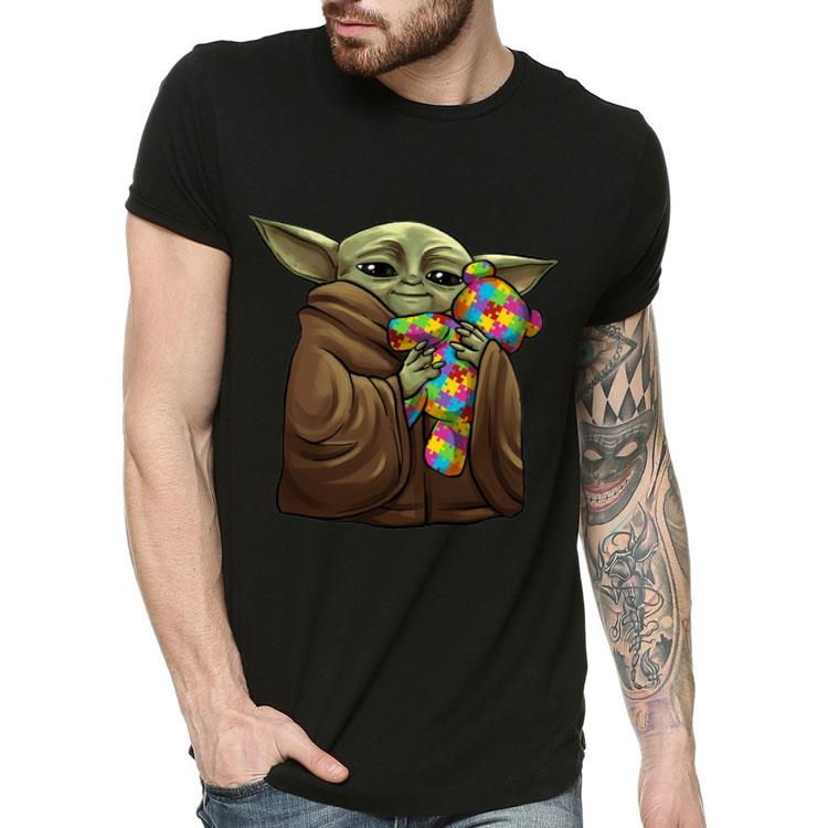 Master Yoda Hug Teddy Autism Awareness shirt 4 - Master Yoda Hug Teddy Autism Awareness shirt