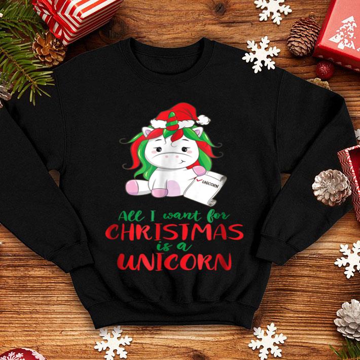 Nice All I Want For Christmas Is A Unicorn Christmas sweater 4 - Nice All I Want For Christmas Is A Unicorn Christmas sweater