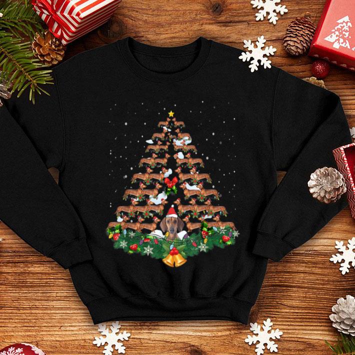 Nice Dachshund Dog Christmas Tree Lights Santa Hat Graphic Gift sweater 4 - Nice Dachshund Dog Christmas Tree Lights Santa Hat Graphic Gift sweater