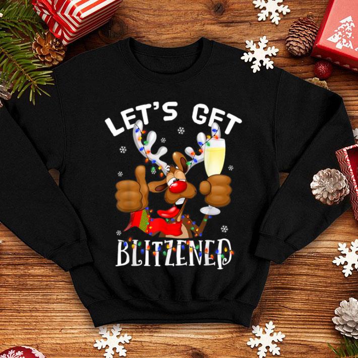 Nice Funny Reindeer Let Get s Blitzened Christmas Gift sweater 4 - Nice Funny Reindeer Let Get's Blitzened Christmas Gift sweater