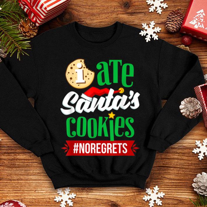 Nice I Ate Santa s Cookies No Regrets Funny Christmas sweater 4 - Nice I Ate Santa's Cookies No Regrets Funny Christmas sweater