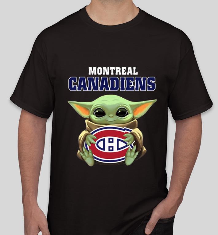 Nice Star Wars Baby Yoda Hug NHL Montreal Canadiens shirt 4 - Nice Star Wars Baby Yoda Hug NHL Montreal Canadiens shirt