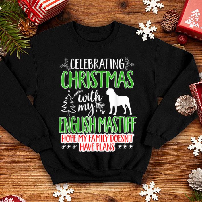 Official Celebrating Christmas With My English Mastiff Dog sweater 4 - Official Celebrating Christmas With My English Mastiff Dog sweater