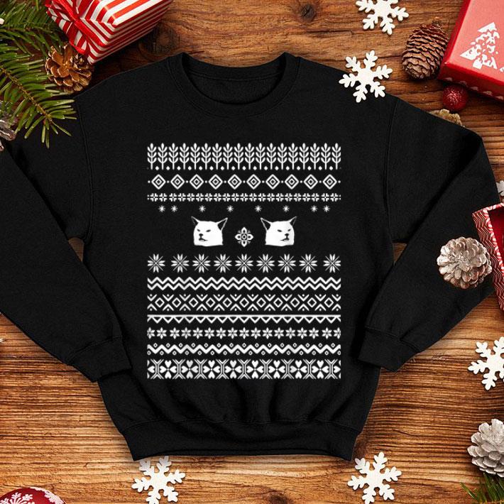 Official Christmas Ugly Sweater Table dinner cat dank meme funny Xmas sweater 4 - Official Christmas Ugly Sweater Table dinner cat dank meme funny Xmas sweater
