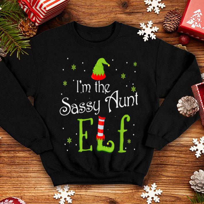 Official I m The Sassy Aunt Elf Funny Group Matching Family Xmas sweater 4 1 - Official I'm The Sassy Aunt Elf Funny Group Matching Family Xmas sweater