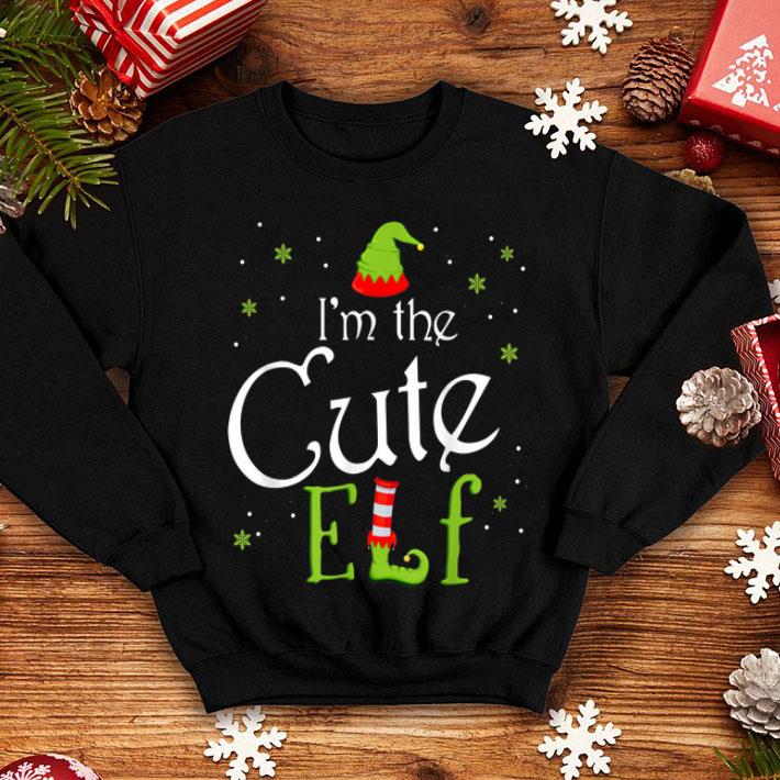 Original I m The Cute Elf Funny Group Matching Family Xmas Gift sweater 4 - Original I'm The Cute Elf Funny Group Matching Family Xmas Gift sweater