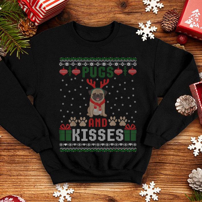 Original Pugs And Kisses Holiday Christmas Ugly sweater 4 - Original Pugs And Kisses Holiday Christmas Ugly sweater