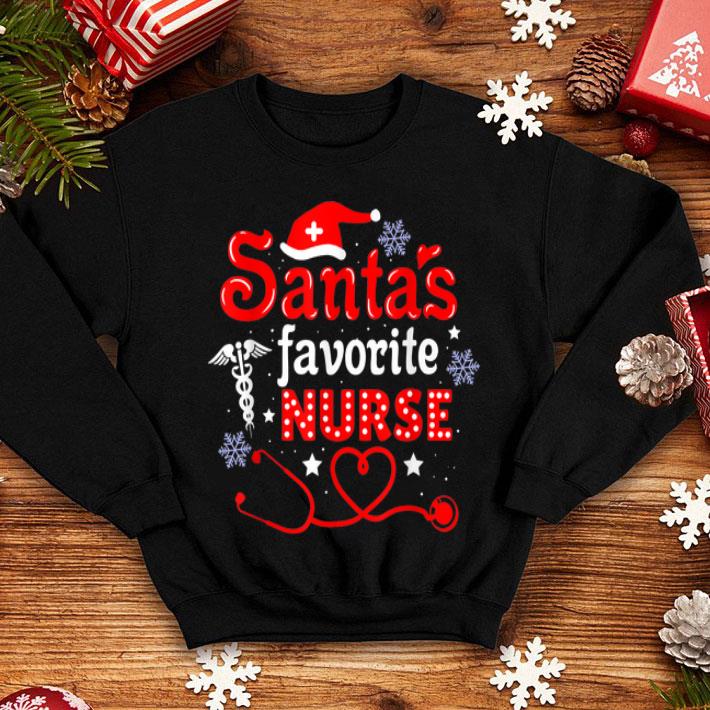 Premium Santa s Favorite Nurse Christmas sweater 4 - Premium Santa's Favorite Nurse Christmas sweater