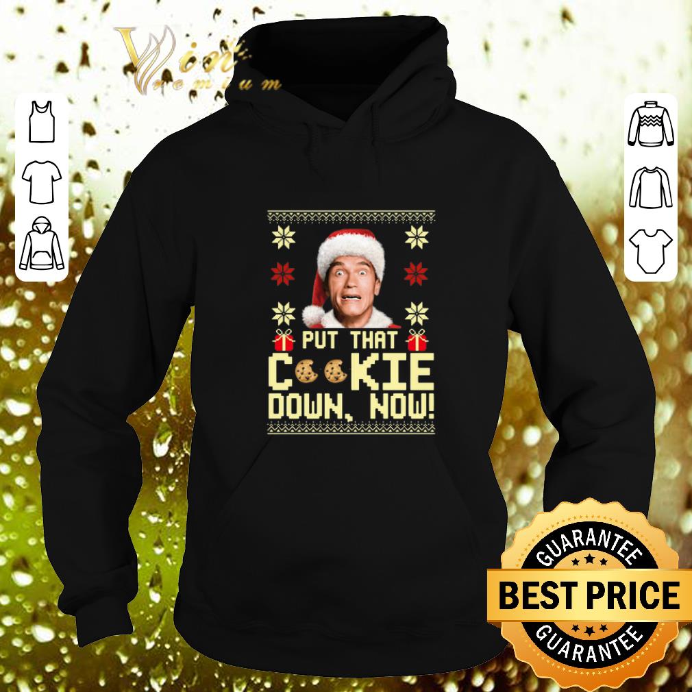 Pretty Arnold Schwarzenegger put that cookie down now ugly Christmas sweater 4 - Pretty Arnold Schwarzenegger put that cookie down now ugly Christmas sweater