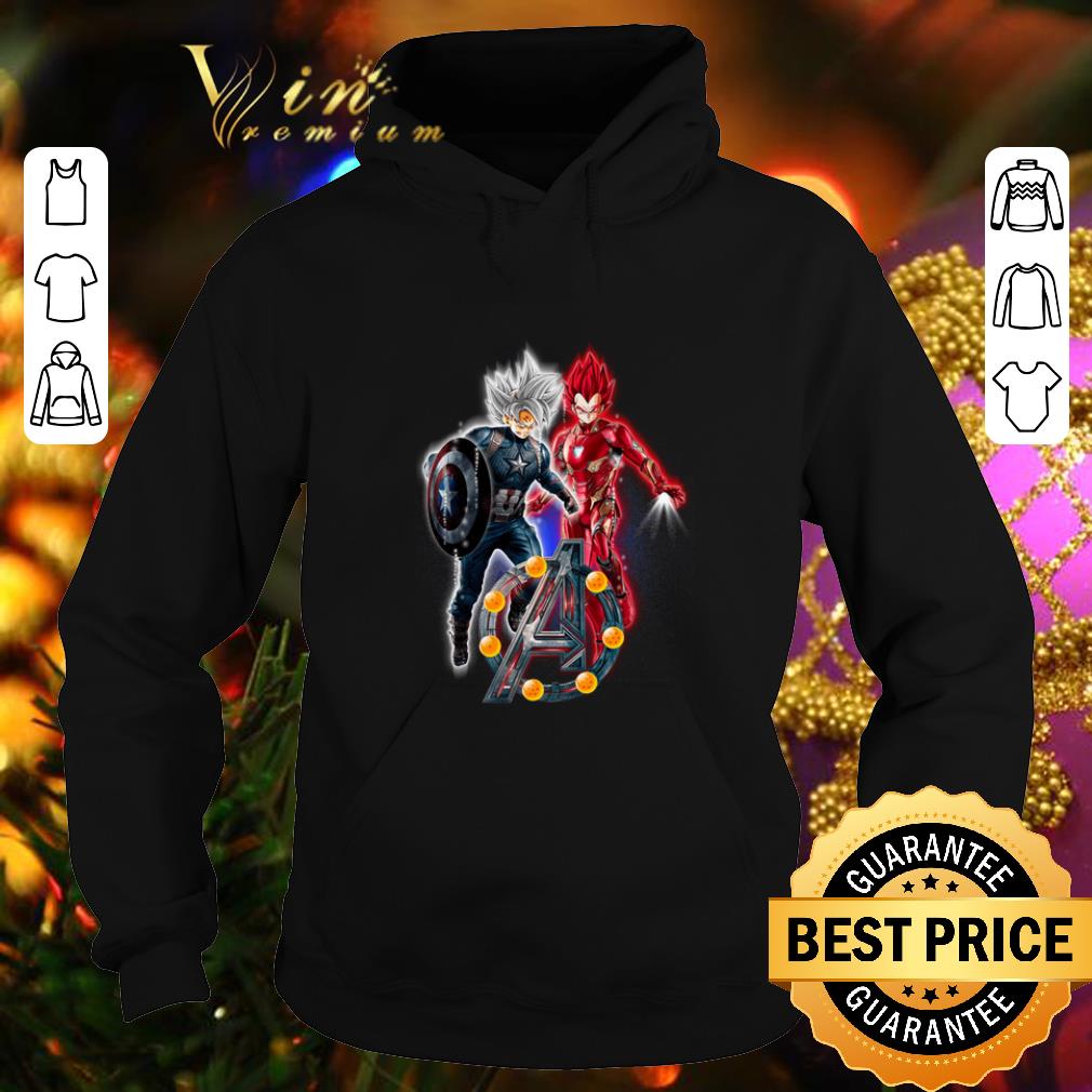 Pretty Avengers Endgame Goku Ultra Instinct and Vegeta Super Saiyan God shirt 4 - Pretty Avengers Endgame Goku Ultra Instinct and Vegeta Super Saiyan God shirt