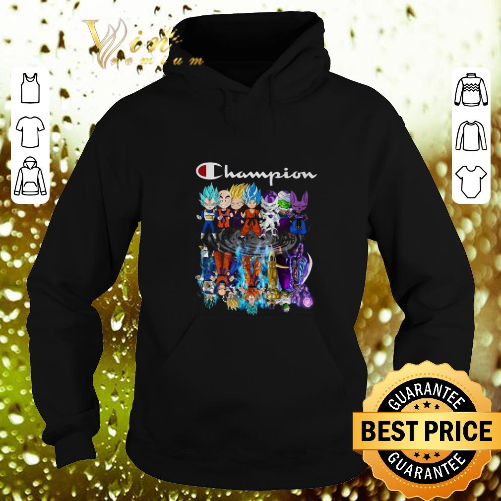 Pretty Champion Dragon ball characters chibi reflection water mirror shirt 4 - Pretty Champion Dragon ball characters chibi reflection water mirror shirt
