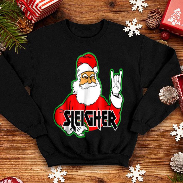 Pretty FUNNY Santa Sleigher Slayer Heavy Metal Ugly Christmas sweater 4 - Pretty FUNNY Santa Sleigher Slayer Heavy Metal Ugly Christmas sweater